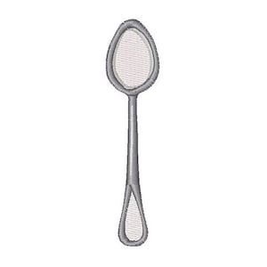 Spoon - Machine Embroidery Design, Embroidery Designs, Machine Embroidery, Embroidery Patterns, Embroidery Files, Instant Download