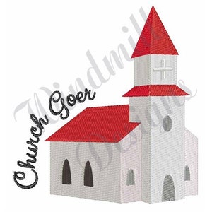 Church Goer - Machine Embroidery Design, Embroidery Designs, Embroidery Patterns, Embroidery Files, Instant Download