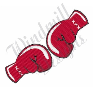 Boxing Gloves - Machine Embroidery Design, Embroidery Designs, Machine Embroidery, Embroidery Patterns, Embroidery Files, Instant Download