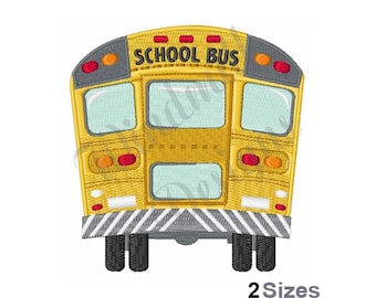 School Bus - Machine Embroidery Design, Embroidery Designs, Machine Embroidery, Embroidery Patterns, Embroidery Files, Instant Download