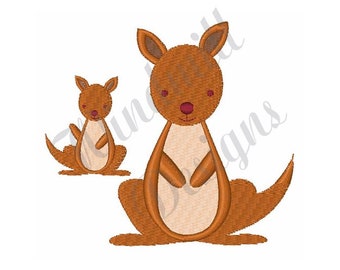 Kangaroos - Machine Embroidery Design, Embroidery Designs, Machine Embroidery, Embroidery Patterns, Embroidery Files, Instant Download