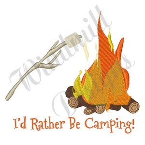 Campfire - Machine Embroidery Design, Embroidery Designs, Embroidery Patterns, Embroidery Files, Instant Download