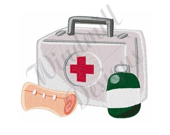 First Aid Kit - Machine Embroidery Design, Embroidery Designs, Embroidery Patterns, Embroidery Files, Instant Download