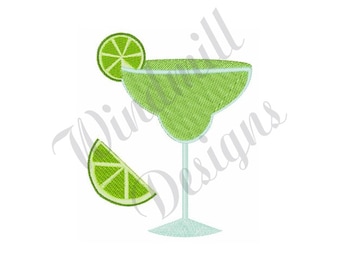 Lime Margarita - Machine Embroidery Design, Embroidery Designs, Machine Embroidery, Embroidery Patterns, Embroidery Files, Instant Download