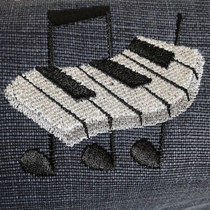 Touches du piano - motif de broderie machine, motifs de broderie, broderie machine, motifs de broderie, fichiers de broderie, téléchargement immédiat