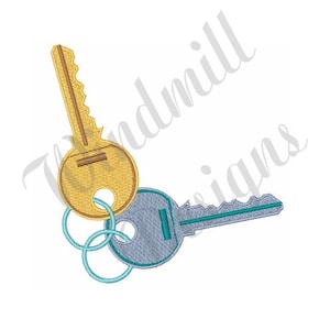 Toetsen op ring - Machineborduurontwerp, borduurontwerpen, machineborduurwerk, borduurpatronen, borduurbestanden, direct downloaden