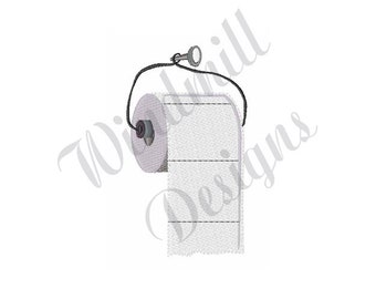 Toilet Paper Roll Machine Embroidery Design, Embroidery Designs, Machine Embroidery, Embroidery Patterns, Embroidery Files, Instant Download