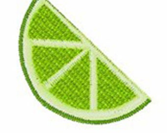 Diseño de bordado a máquina de rodajas de lima, diseños de bordado, bordado a máquina, patrones de bordado, archivos de bordado, descarga instantánea