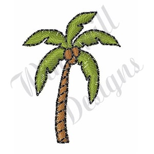 Coconut Palm Tree Machine Embroidery Design, Embroidery Designs, Machine Embroidery, Embroidery Patterns, Embroidery Files, Instant Download