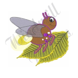 Lightning Bug - Machine Embroidery Design, Embroidery Designs, Embroidery Patterns, Embroidery Files, Instant Download