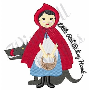 Little Red Riding Hood - Machine Embroidery Design, Embroidery Designs, Embroidery, Embroidery Patterns, Embroidery Files, Instant Download