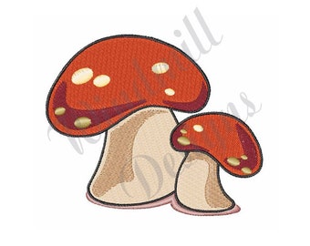 Pilze - Maschine Stickerei Design, Stickerei Designs, Maschine Stickerei, Stickmuster, Stickdateien, Instant Download