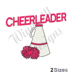 Cheerleader - Machine Embroidery Design, Embroidery Designs, Machine Embroidery, Embroidery Patterns, Embroidery Files, Instant Download