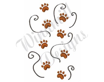 Paw Prints - Machine Embroidery Design, Embroidery Designs, Machine Embroidery, Embroidery Patterns, Embroidery Files, Instant Download