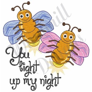 Lightning Bugs  - Machine Embroidery Design, Embroidery Designs, Machine Embroidery, Embroidery Patterns, Embroidery Files, Instant Download