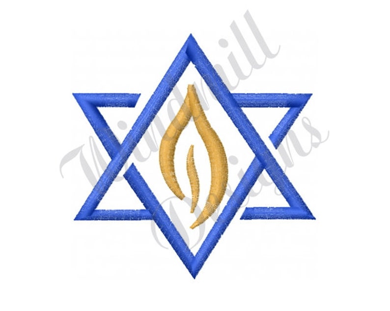 Jewish Star of David Machine Embroidery Design Embroidery Etsy