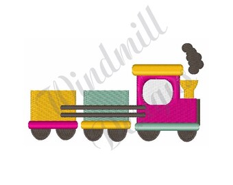 Baby Toy Train - Machine Embroidery Design, Embroidery Designs, Embroidery Patterns, Embroidery Files, Instant Download
