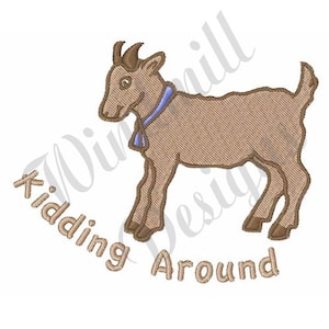 Baby Goat Kid - Machine Embroidery Design, Embroidery Designs, Machine Embroidery, Embroidery Patterns, Embroidery Files, Instant Download