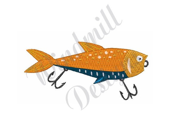 Fishing Bait Jig machine Embroidery Design, Embroidery Designs
