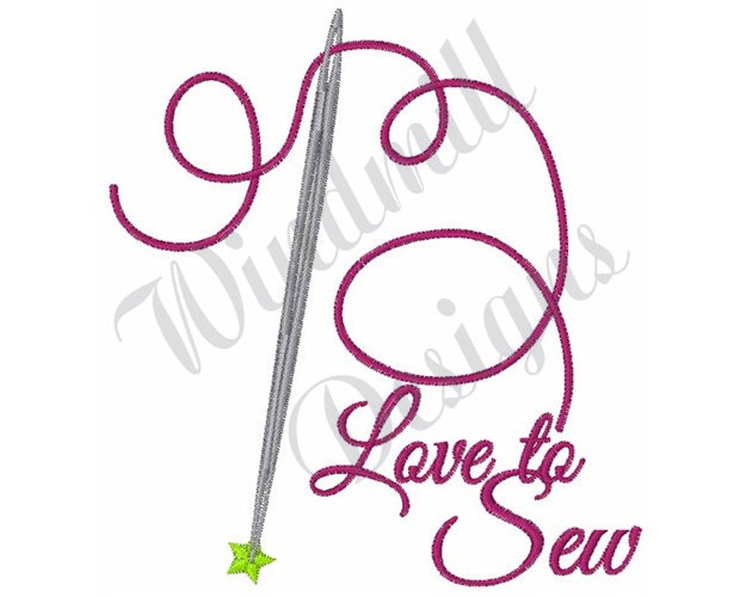 Sewing Needle Machine Embroidery Design, Embroidery Designs, Machine