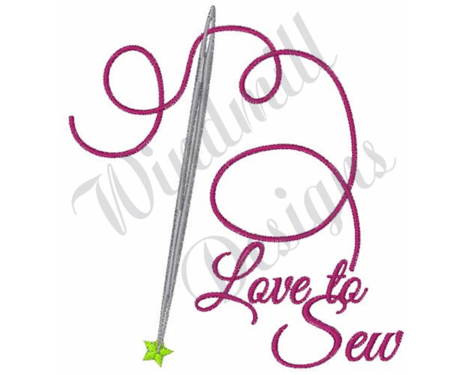 Sewing Needle Machine Embroidery Design Embroidery Designs Etsy