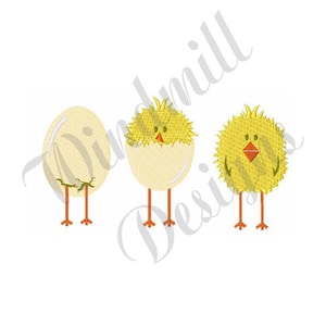 Easter Chicks - Machine Embroidery Design, Embroidery Designs, Machine Embroidery, Embroidery Patterns, Embroidery Files, Instant Download