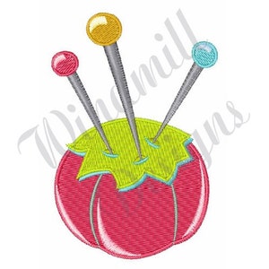 Sewing Pin Cushion - Machine Embroidery Design, Embroidery Designs, Machine Embroidery, Embroidery Patterns & Files, Instant Download