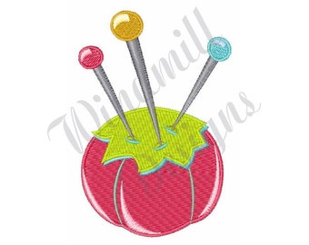 Sewing Pin Cushion - Machine Embroidery Design, Embroidery Designs, Machine Embroidery, Embroidery Patterns & Files, Instant Download