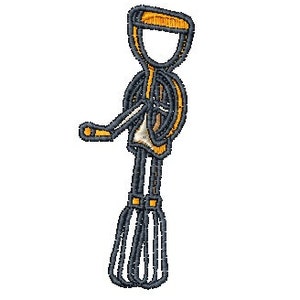 Handmixer - Machine Borduurwerk Ontwerp, Borduurwerk Ontwerpen, Machine Borduurwerk, Borduurpatronen, Borduurbestanden, Instant Download