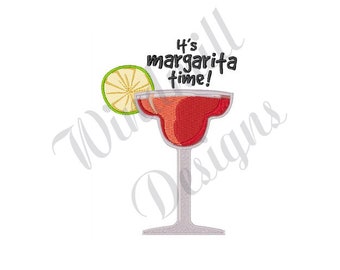 Margarita Time - Machine Embroidery Design, Embroidery Designs, Machine Embroidery, Embroidery Patterns, Embroidery Files, Instant Download