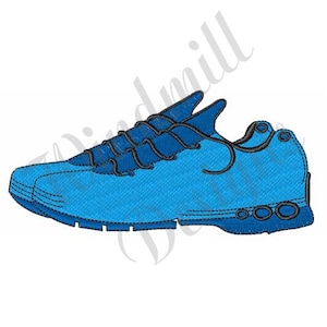 Blue Sneakers - Machine Embroidery Design, Embroidery Designs, Machine Embroidery, Embroidery Patterns, Embroidery Files, Instant Download