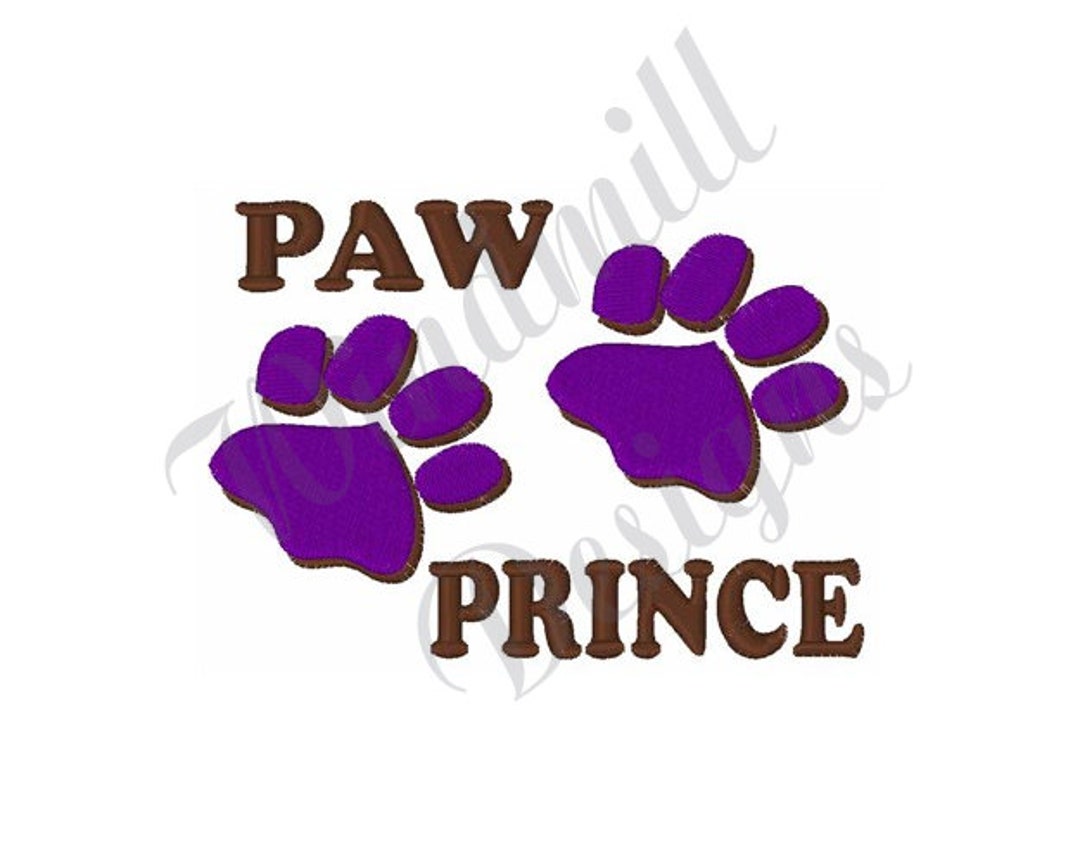 Dog Paw Prints Machine Embroidery Design Embroidery Etsy