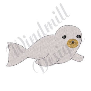 Baby Seal - Machine Embroidery Design, Embroidery Designs, Machine Embroidery, Embroidery Patterns, Embroidery Files, Instant Download