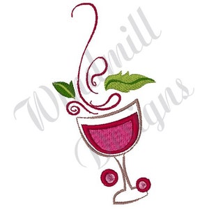 Artistic Wine - Machine Embroidery Design, Embroidery Designs, Machine Embroidery, Embroidery Patterns, Embroidery Files, Instant Download