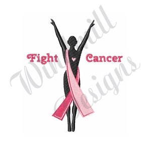Fight Cancer Ribbon Machine Embroidery Design, Embroidery Designs, Machine Embroidery, Embroidery Pattern, Embroidery File, Instant Download