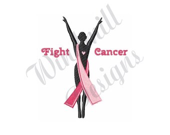 Fight Cancer Ribbon Machine Embroidery Design, Embroidery Designs, Machine Embroidery, Embroidery Pattern, Embroidery File, Instant Download
