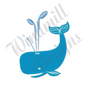 Whale Spout - Machine Embroidery Design, Embroidery Designs, Machine Embroidery, Embroidery Patterns, Embroidery Files, Instant Download