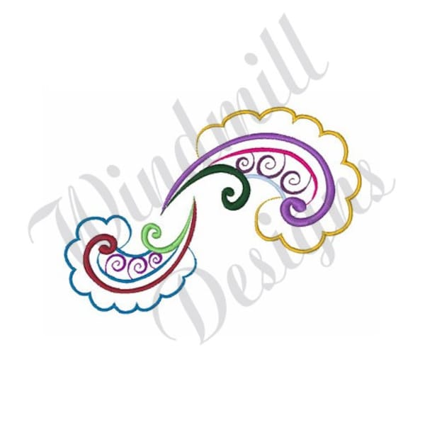 Paisley Swirl - Machine Embroidery Design, Embroidery Designs, Machine Embroidery, Embroidery Patterns, Embroidery Files, Instant Download