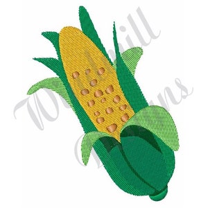 Oreja de maíz - diseño de bordado de máquina, diseños de bordado, bordado de máquina, patrones de bordado, archivos de bordado, descarga instantánea
