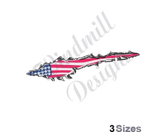 American Flag Tear Machine Embroidery Design, Embroidery Designs, Machine Embroidery, Embroidery Patterns, Embroidery File, Instant Download
