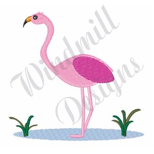 Pink Flamingo - Machine Embroidery Design, Embroidery Designs, Machine Embroidery, Embroidery Patterns, Embroidery Files, Instant Download