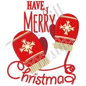 Merry Christmas - Machine Embroidery Design, Embroidery Designs, Machine Embroidery, Embroidery Patterns, Embroidery Files, Instant Download