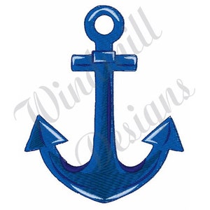 Boat Anchor - Machine Embroidery Design, Embroidery Designs, Machine Embroidery, Embroidery Patterns, Embroidery Files, Instant Download