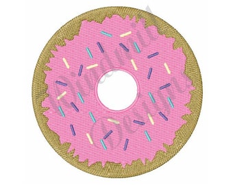 Donut - Machine Embroidery Design, Embroidery Designs, Machine Embroidery, Embroidery Patterns, Embroidery Files, Instant Download