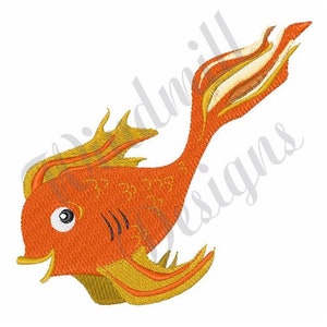 Goldfish - Machine Embroidery Design, Embroidery Designs, Machine Embroidery, Embroidery Patterns, Embroidery Files, Instant Download