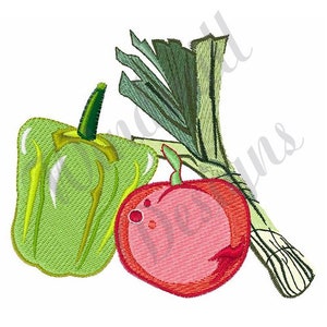 Vegetables - Machine Embroidery Design, Embroidery Designs, Machine Embroidery, Embroidery Patterns, Embroidery Files, Instant Download
