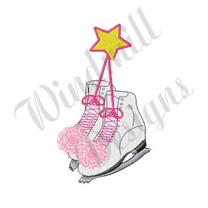 Ice Figure Skates Machine Embroidery Design, Embroidery Designs, Machine Embroidery, Embroidery Patterns, Embroidery Files, Instant Download