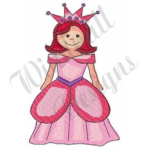 Princess - Machine Embroidery Design, Embroidery Designs, Machine Embroidery, Embroidery Patterns, Embroidery Files, Instant Download