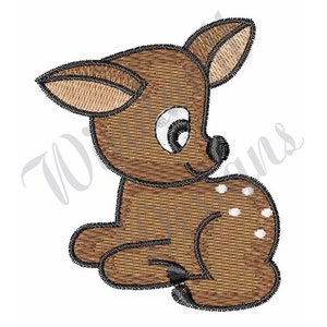 Baby Deer Machine Machine Embroidery Design, Embroidery Designs, Machine Embroidery, Embroidery Patterns, Embroidery Files, Instant Download