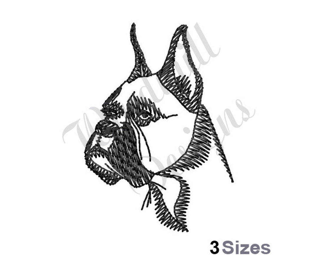 Boxer - Machine Embroidery Design, Embroidery Designs, Machine ...